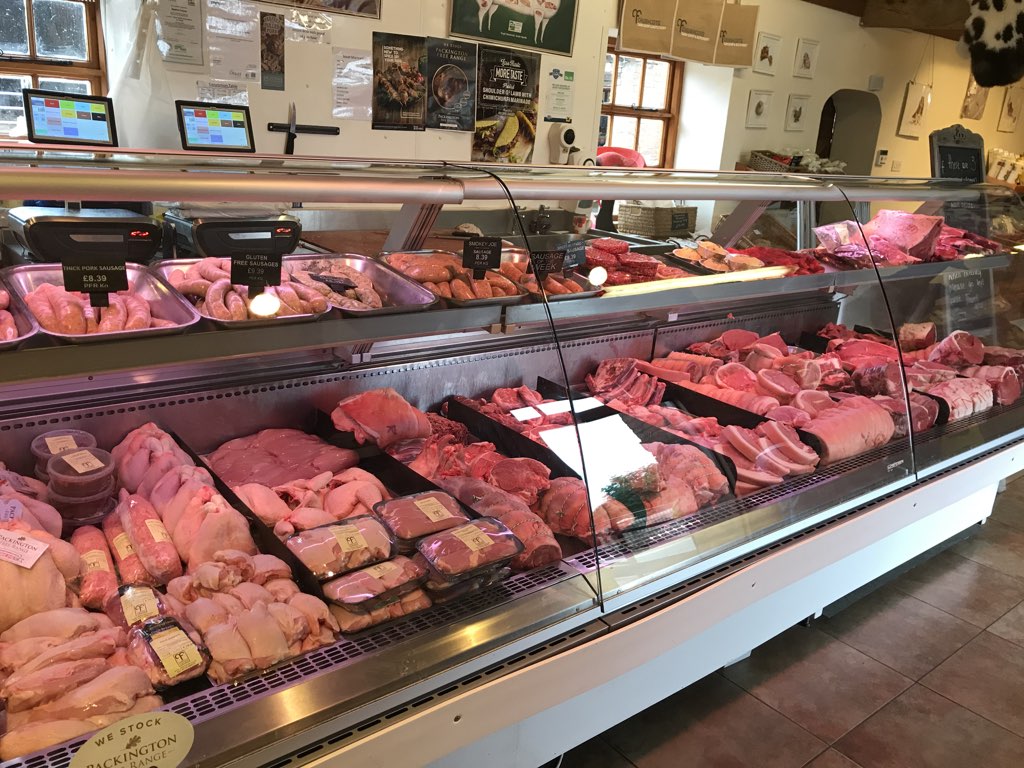 Churncote Farm Shop butchery counter